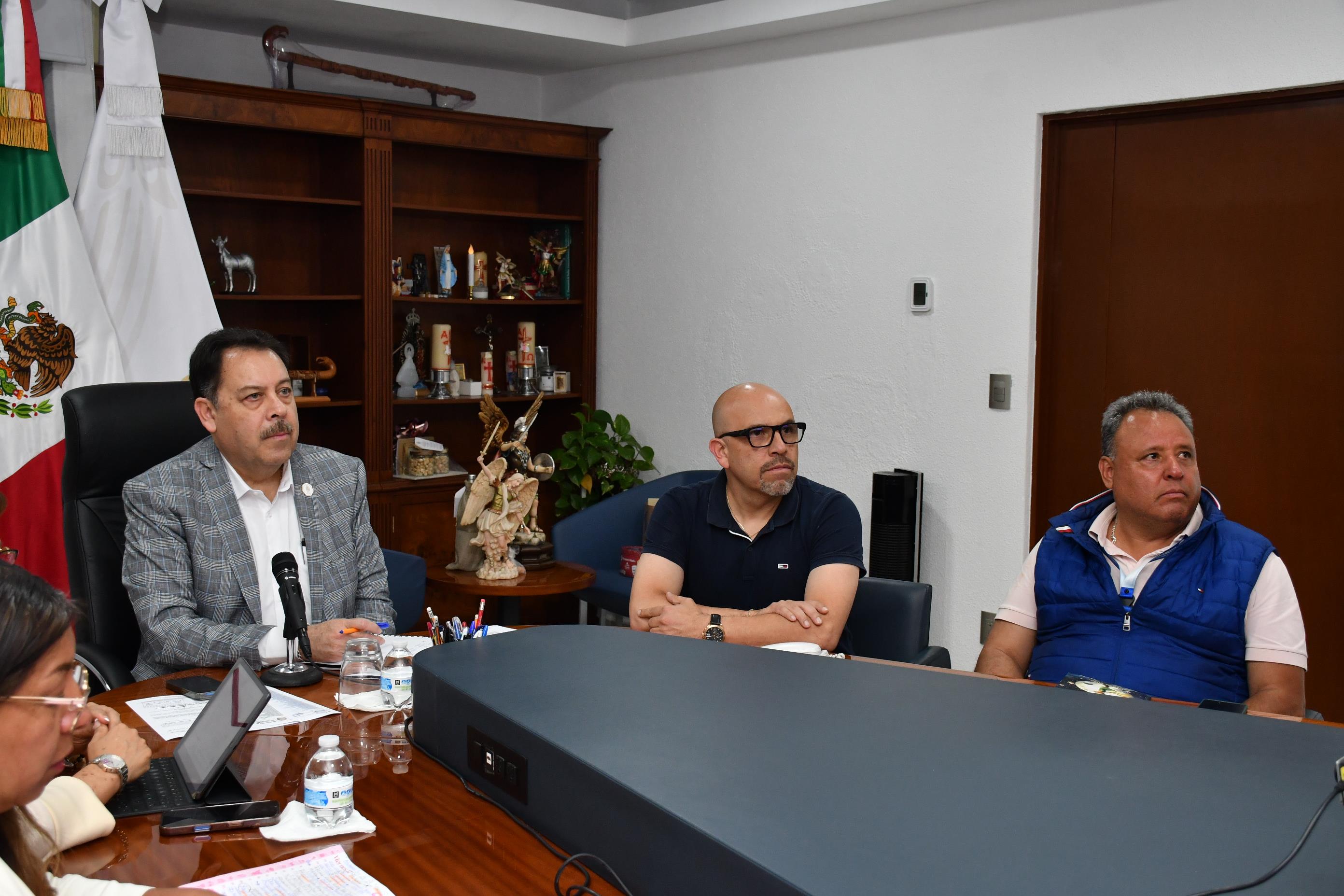 Reunión a distancia con el Director de Oficinas de Representación del ISSSTE, Rodrigo Ávila Carrasco